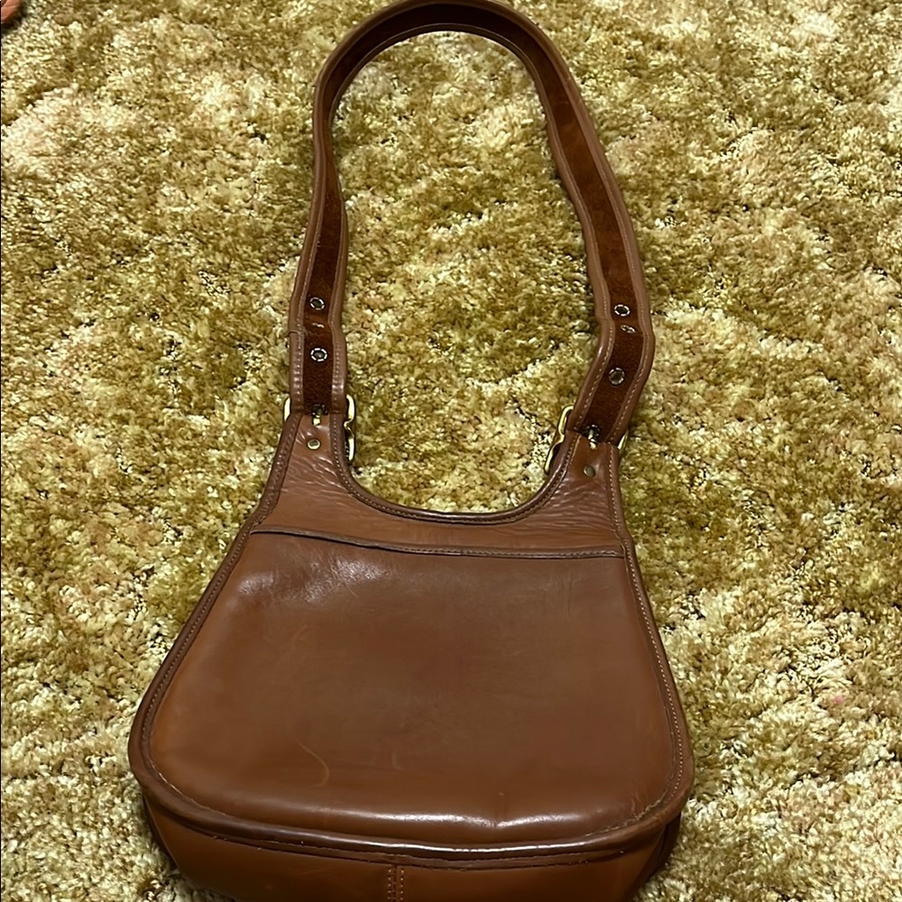 Brown Leather Shoulder Bag - Picture 5 of 5